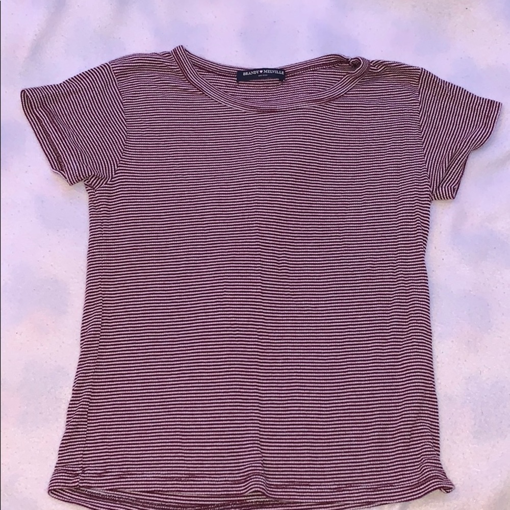 striped brandy Melville top